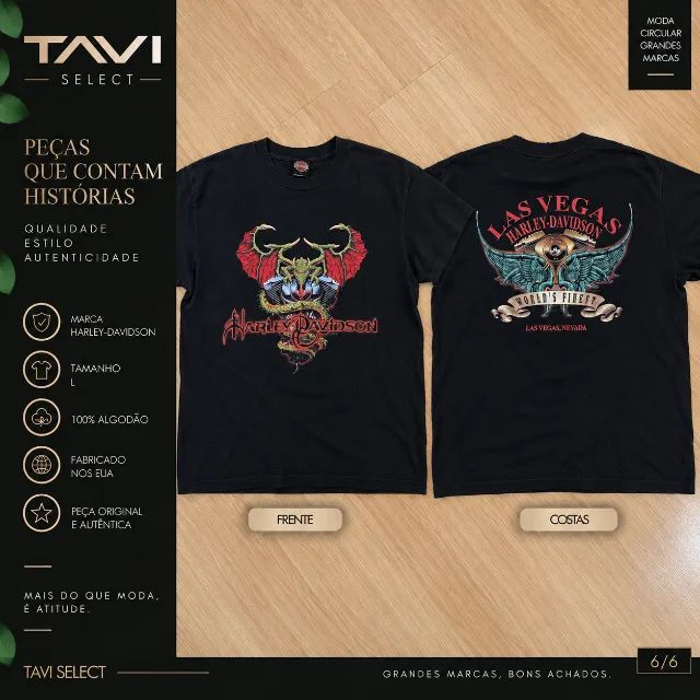 Camiseta Harley-Davidson Las Vegas - Foto 4