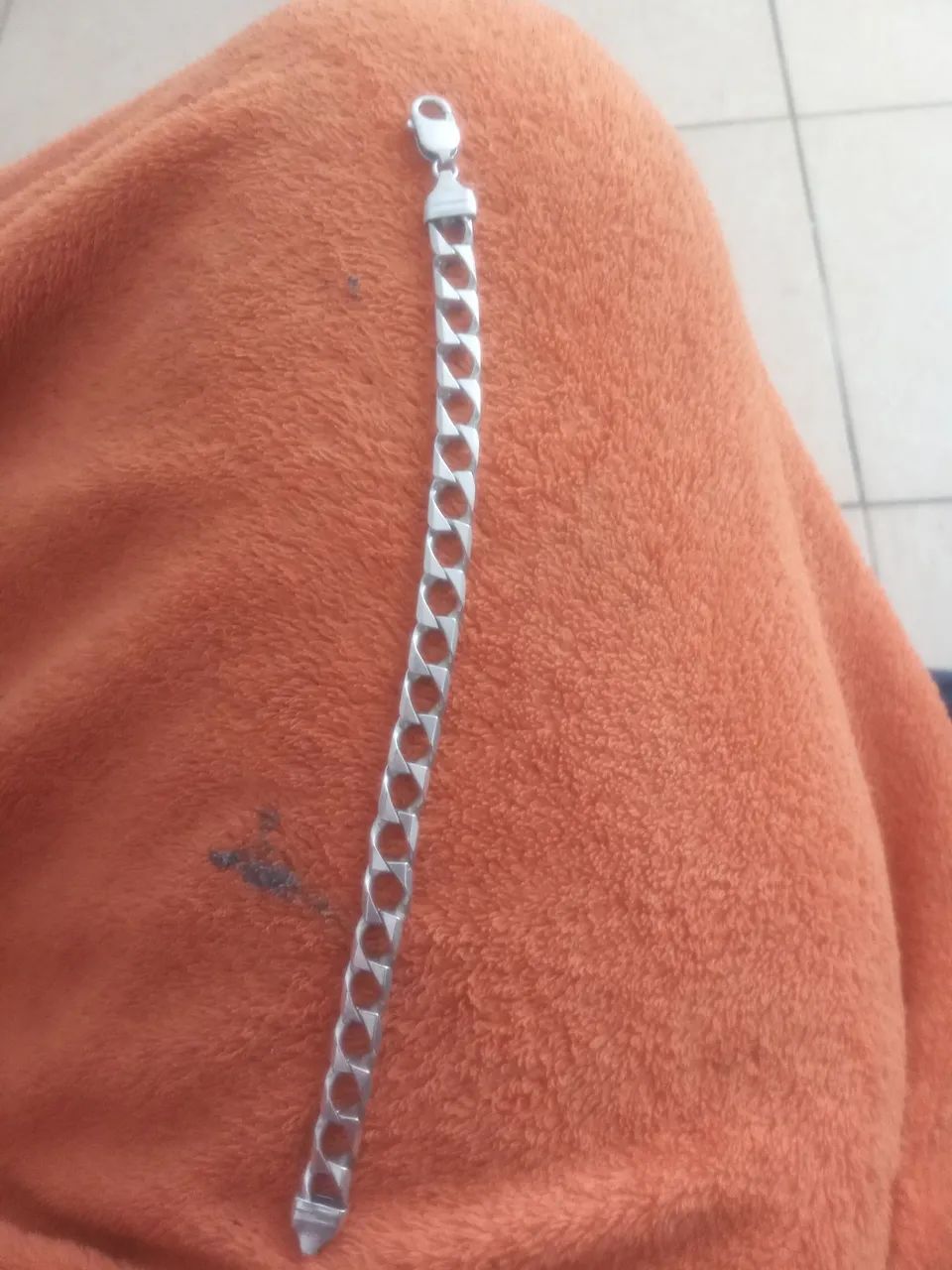 Vendo Pulseira Prata - Foto 3