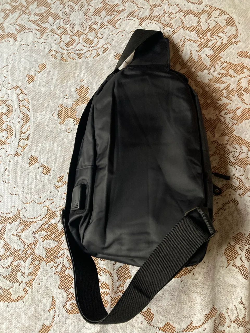 Mochila de ombro preta bolsa - Foto 3