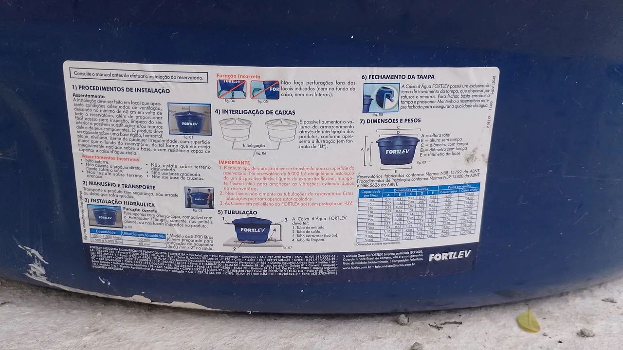 Caixa d'água 500lt - Foto 2