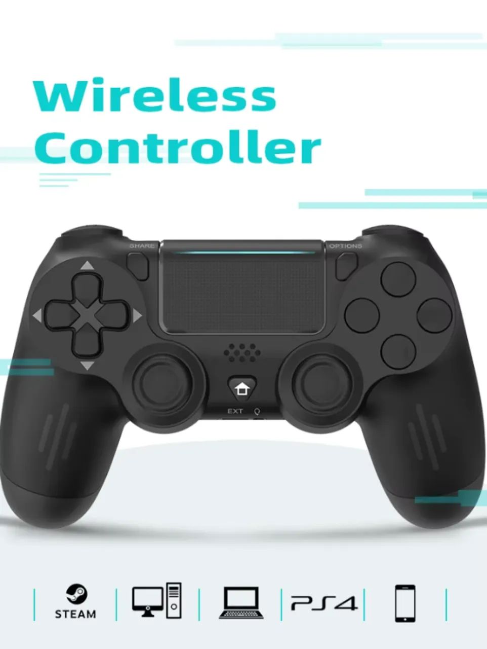 controle ps4 sem fio 