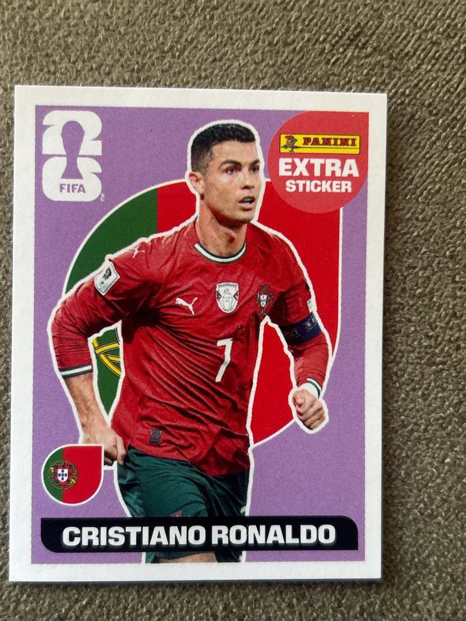 Figurinha Cristiano Ronaldo legend