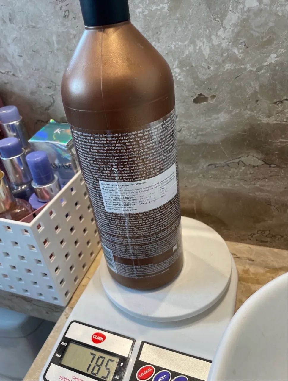 Kit redken all soft mega shampoo máscara condicionador 1 litro Kérastase - Foto 5