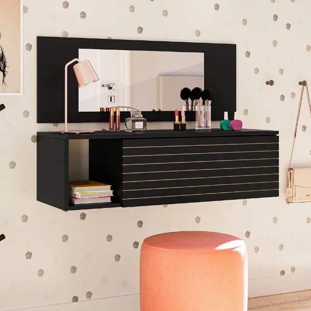 Penteadeira Joy Camarim com Espelho Multiuso