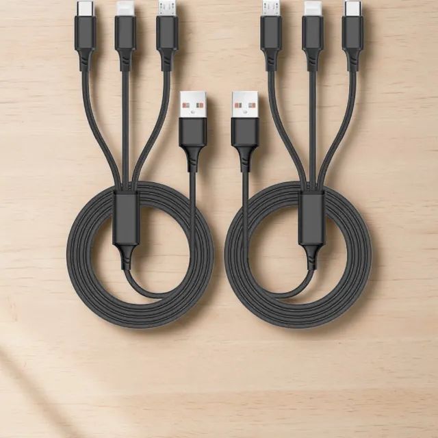 Cabo Carregador 3 em 1 100W