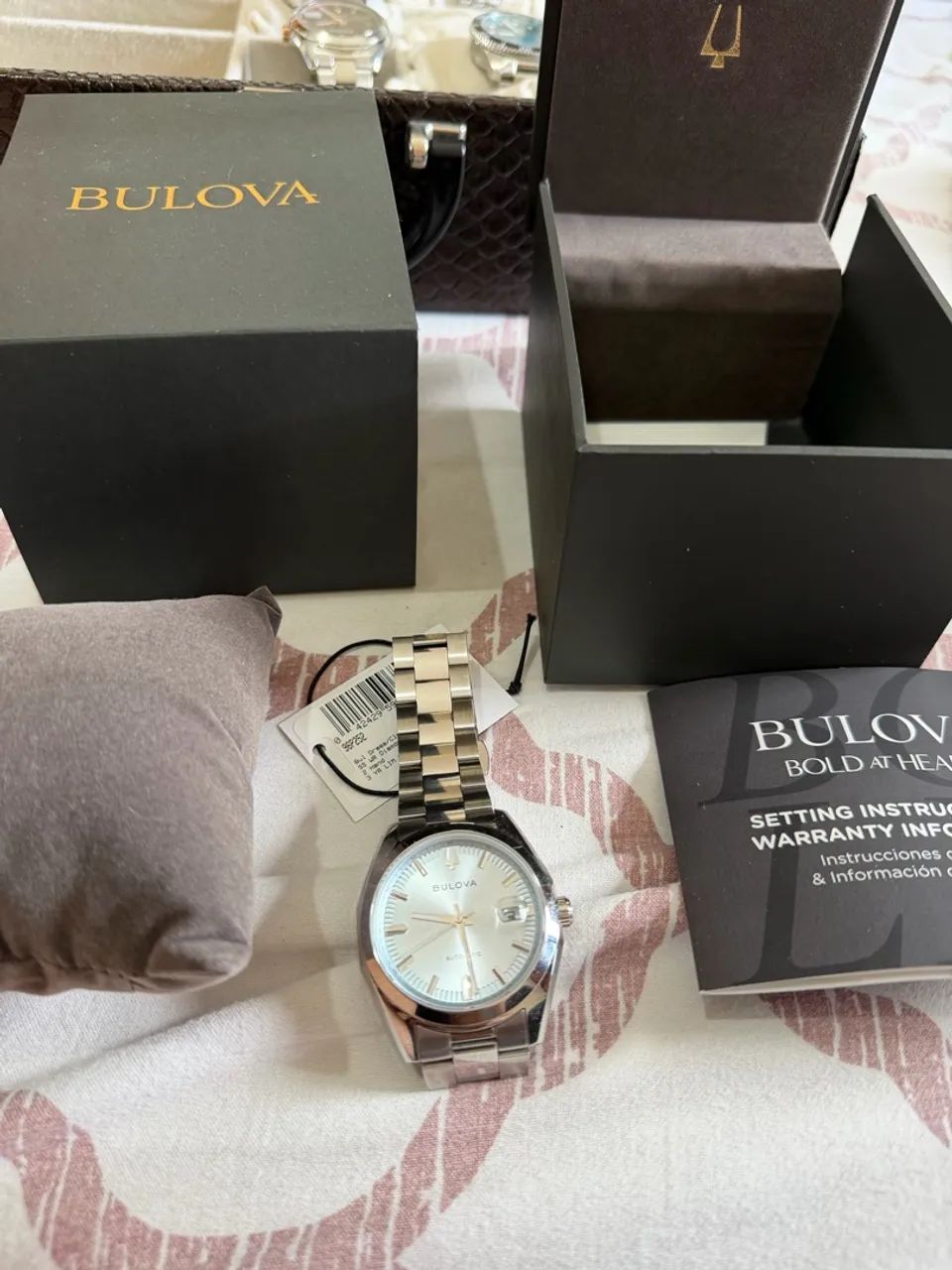 Relógio Bulova Classic Surveyor Automático Azul - 96B469
