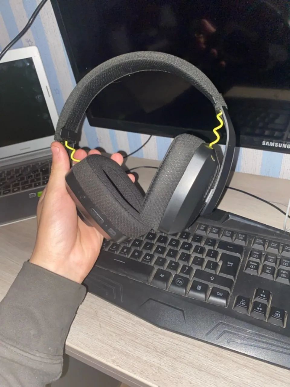 NOVO! Headset Gamer BINNUNE BW06 - Wireless 2.4G/BT, 48h Bateria, PS5/PC! - Foto 5
