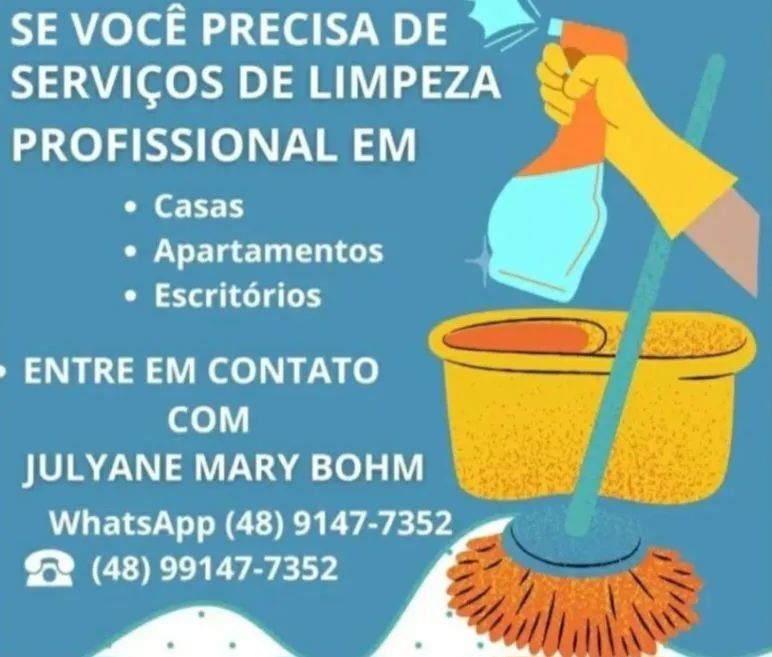 Faço faxina 