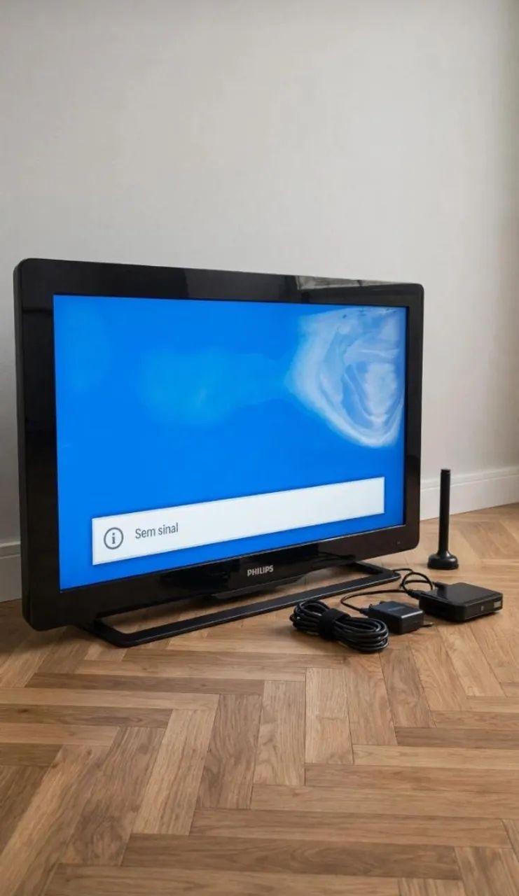 TV PHILIPS COM MANCHA NA TELA PRECO DE DESAPEGO - Foto 4