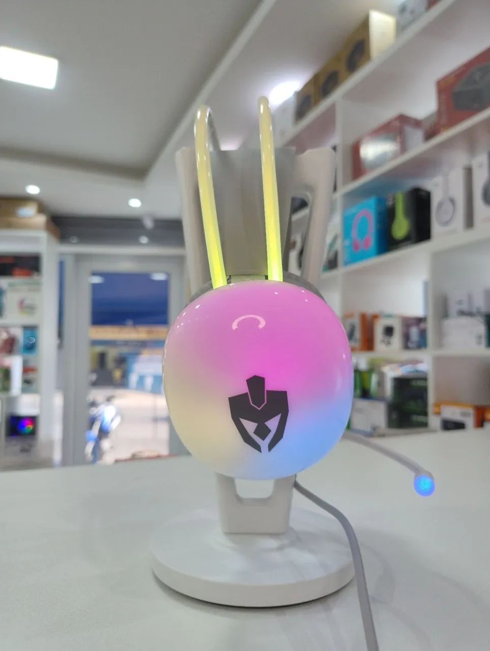 Headset Gamer Lumini Com Drivers 50mm E Iluminação - Foto 4