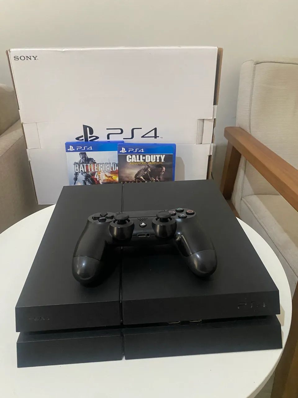 PS4 +JOGOS + CONTROLE 