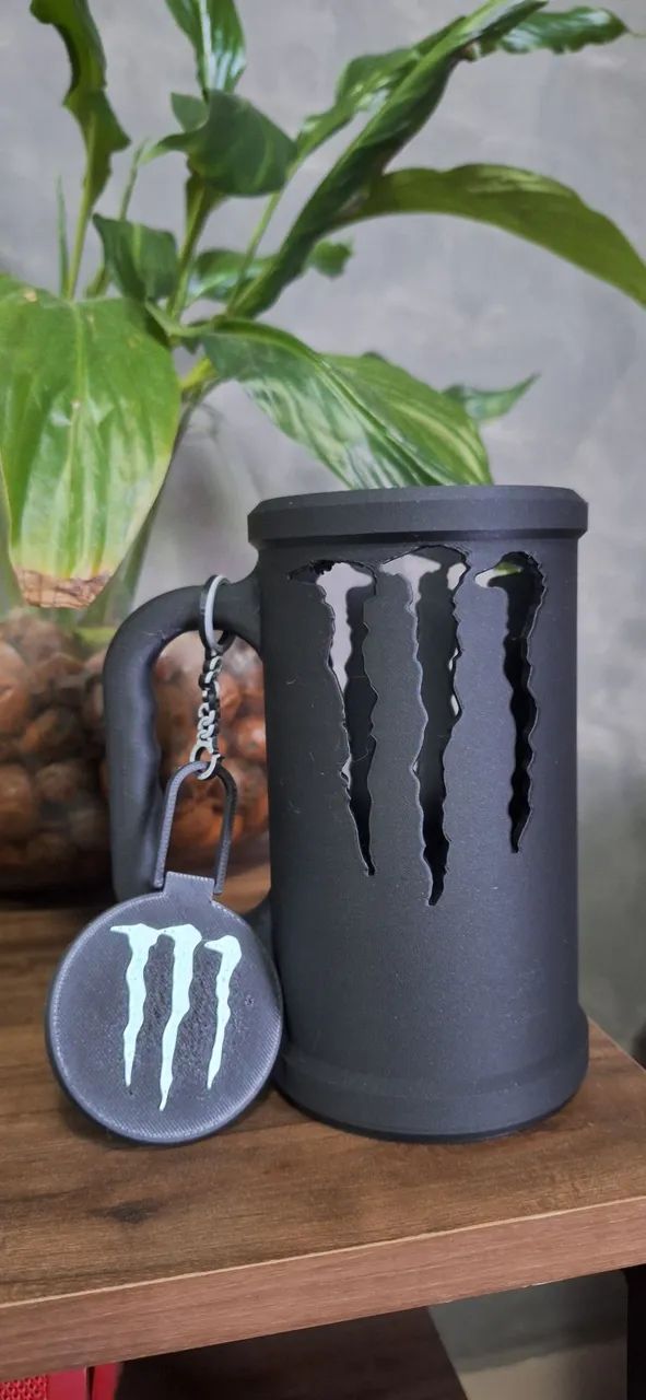 Caneca porta latas energético 