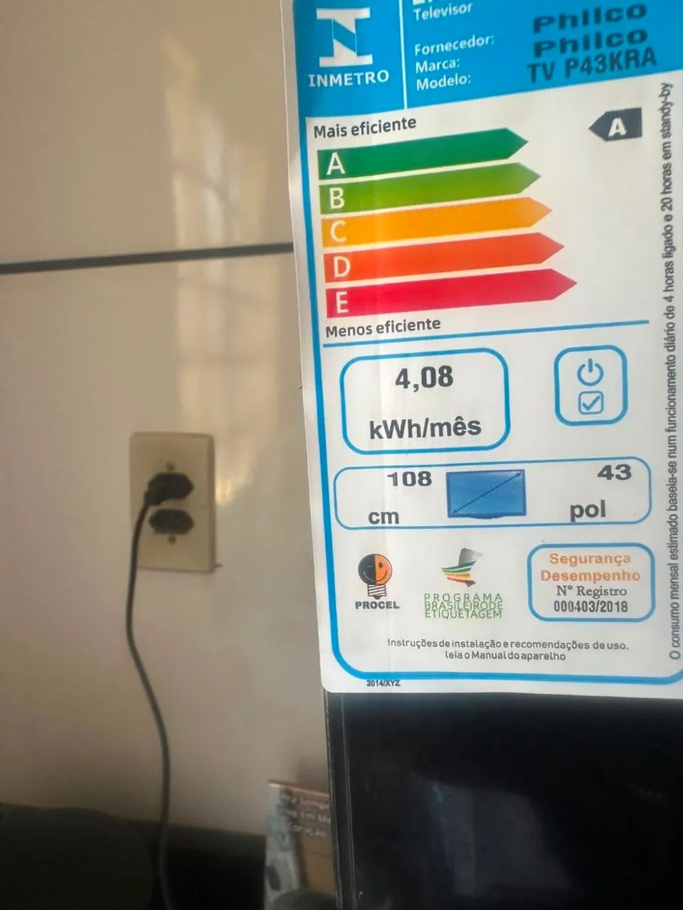 Smartv 43 3 meses no plástico zera  - Foto 3