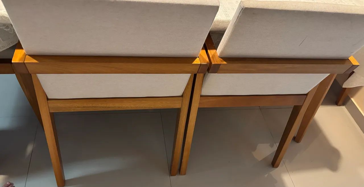 Jogo de cadeiras de mesa de jantar 