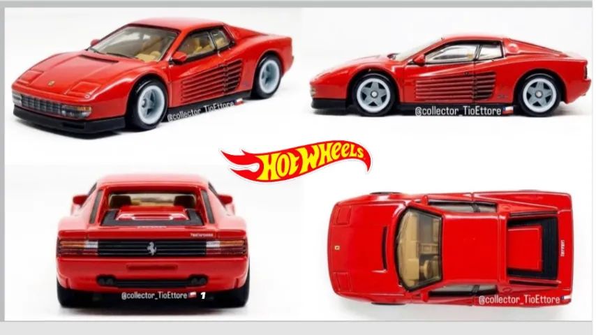 Hot Wheels Ferrari Testarossa premium - Foto 2