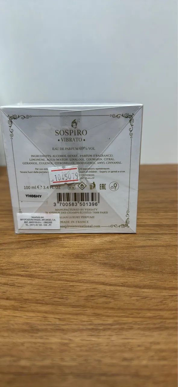 Perfume Sospiro Vibrato 100 ml Original  - Foto 2