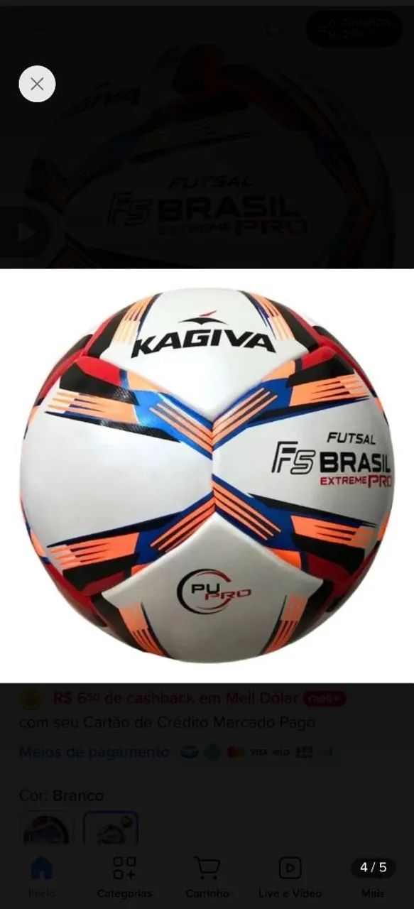Bola De Futsal nova - Foto 2