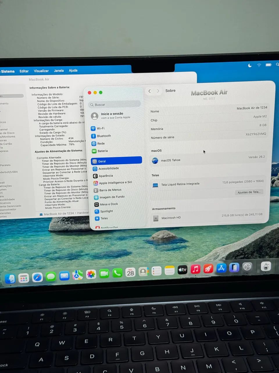MacBook Air M2 8/256GB (2023) COMPLETO - Foto 5