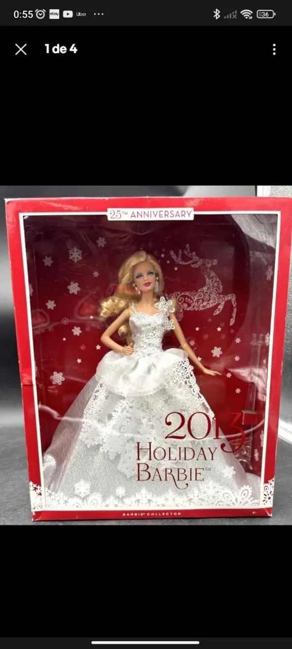 BONECA BARBIE HOLIDAY 2013 NOVA LACRADA