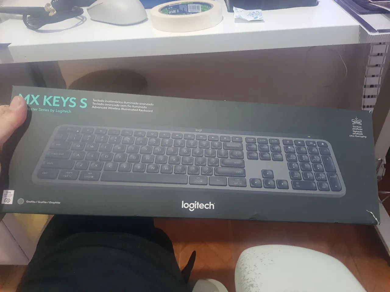 Teclado MX KEYS S Branco - Foto 2