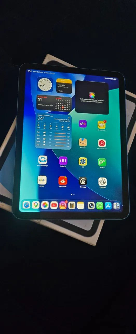 Ipad 11 Bateria 98% 