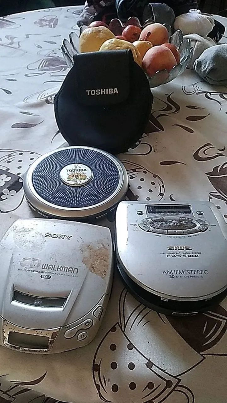 Lote diskman pra reparos