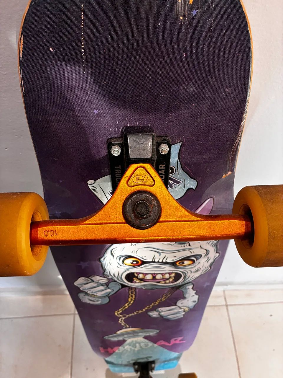 Skate longboard Douglas Dalua Hondar - Foto 3
