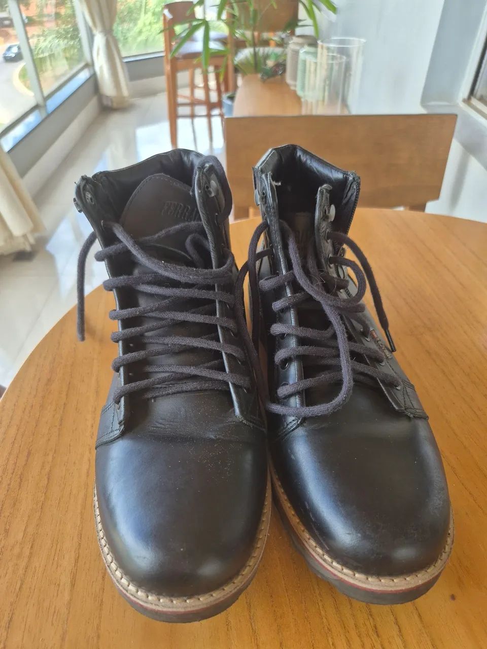 Bota ferracini em couro - Foto 3