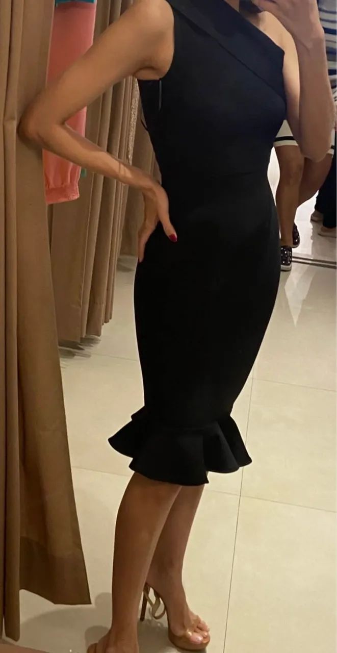 Vestido bandagem preto - Foto 2