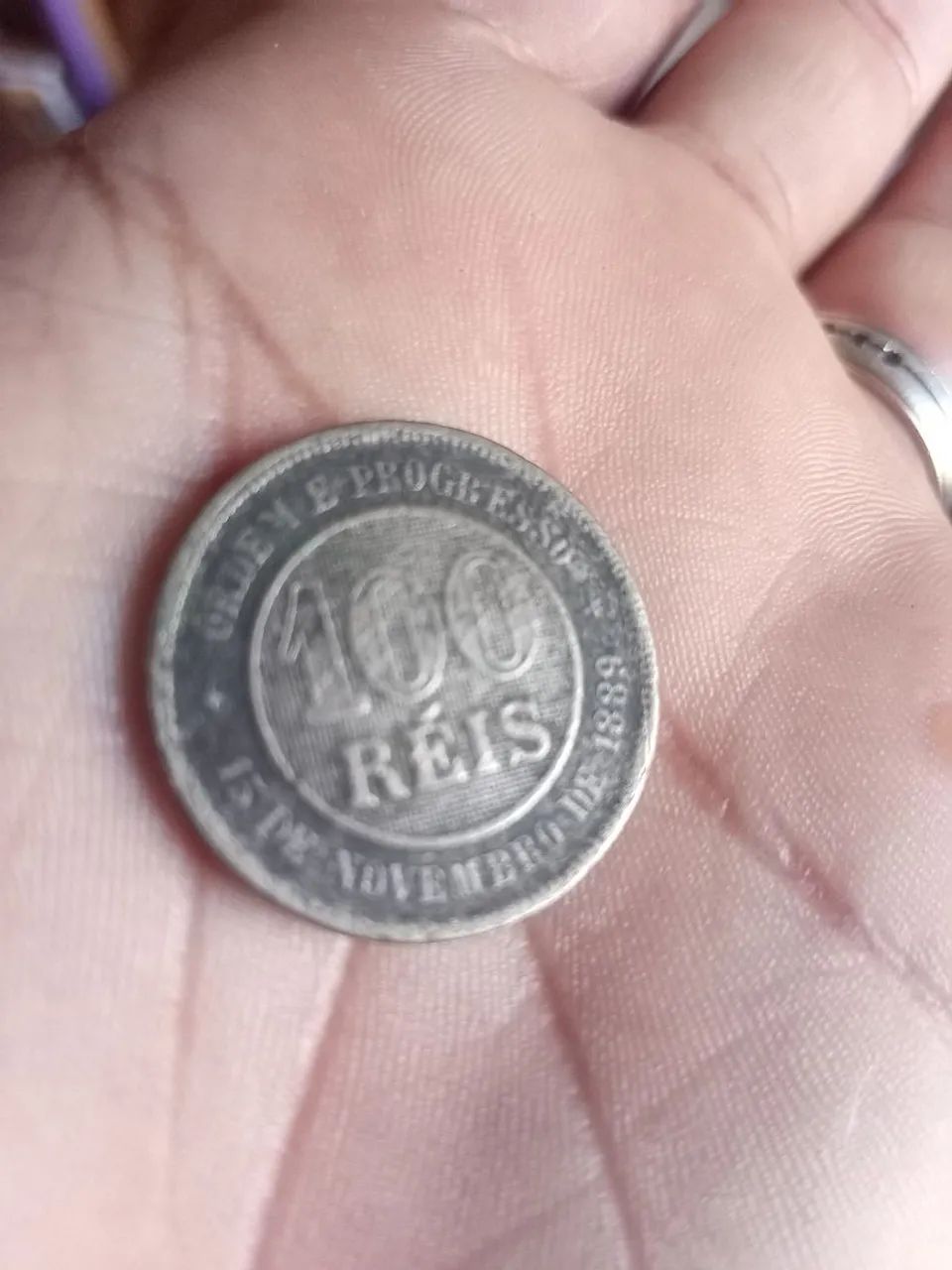 Moeda antiga de reis  - Foto 3