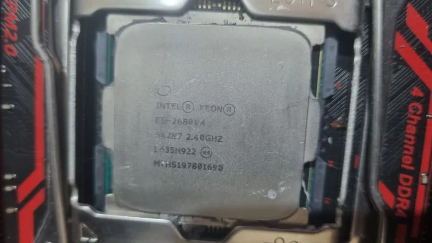 Placa mãe x99-H9S + Xeon E5 2680 V4 - Foto 3