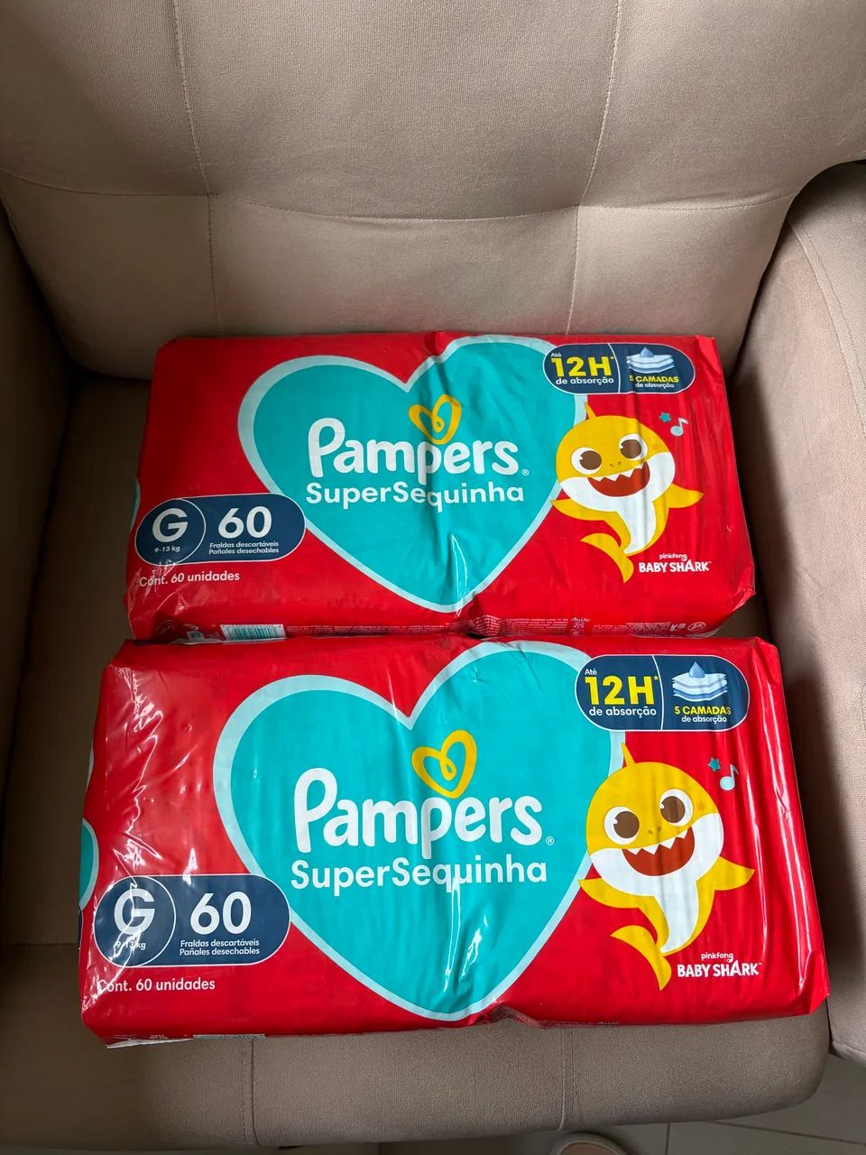 Fraldas Pampers P, M e G - Foto 2