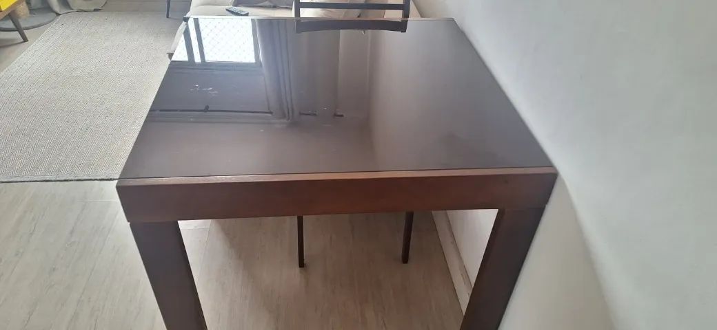 Mesa de jantar extensível quadrada - Foto 4