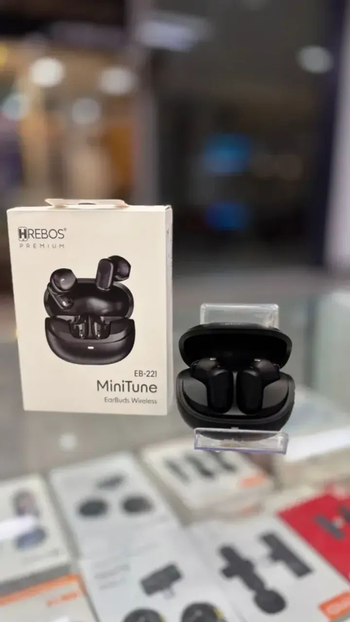 FONE DE OUVIDO HREBOS MINI TUNE - PRETO