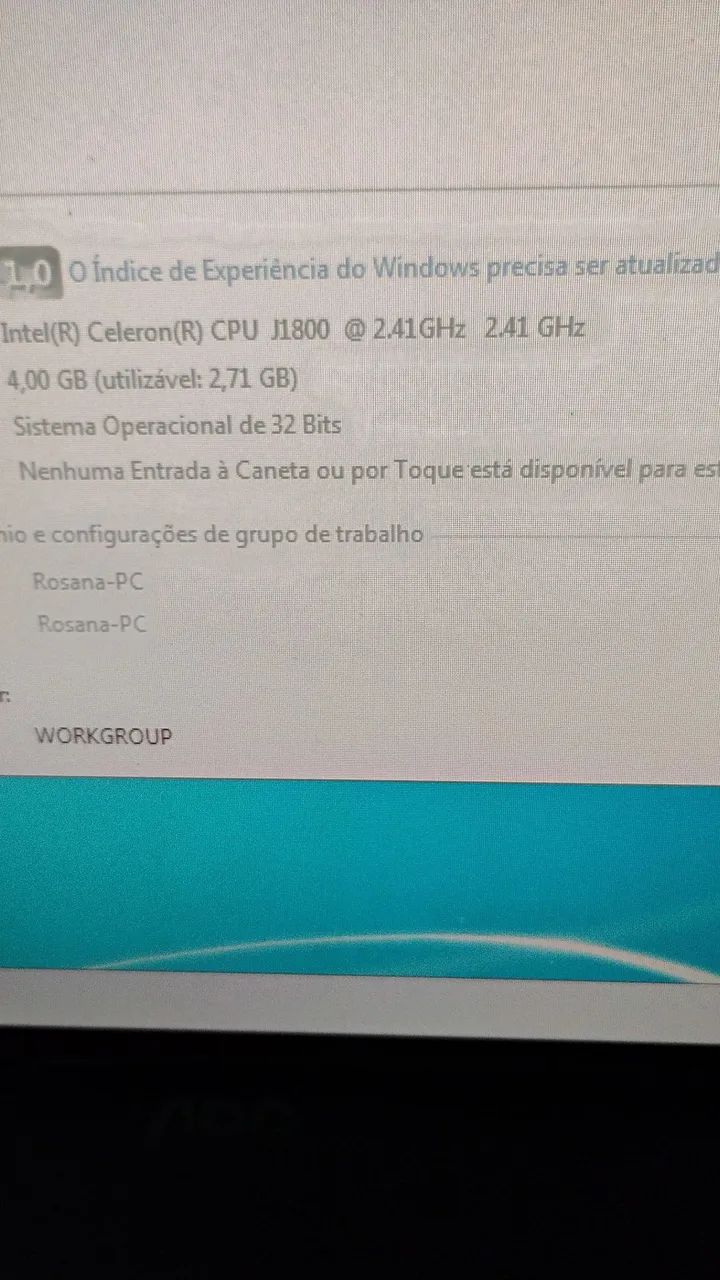 computador com Intel Celeron J1800 e 4GB cpu menor  - Foto 6