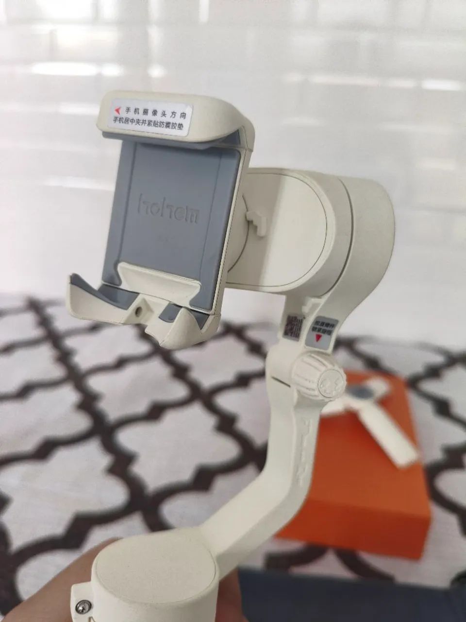 Gimbal estabilizador de celular android e ios com aplicativo.  - Foto 4