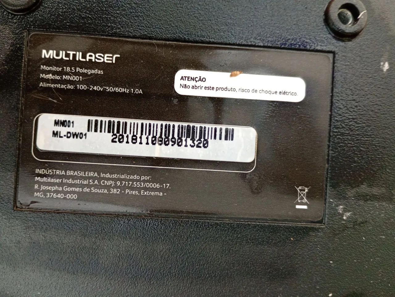 Monitor Multilaser 18.5 VGA - Foto 3