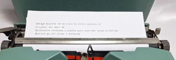 Maquina De Escrever Olivetti Lettera 82422080807615877121