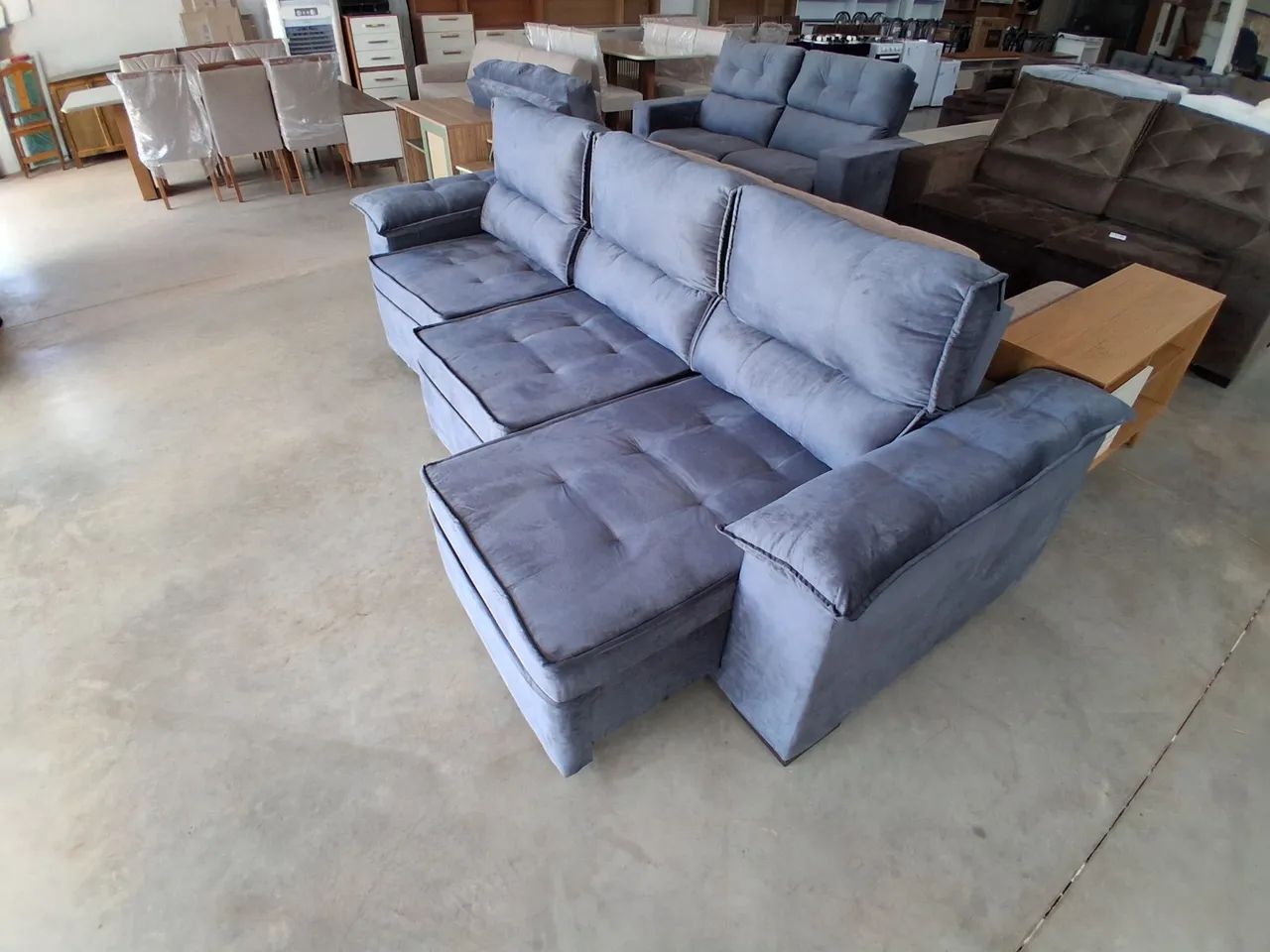 SOFÁ RETRÁTIL E RECLINAVEL NOVO - Foto 3