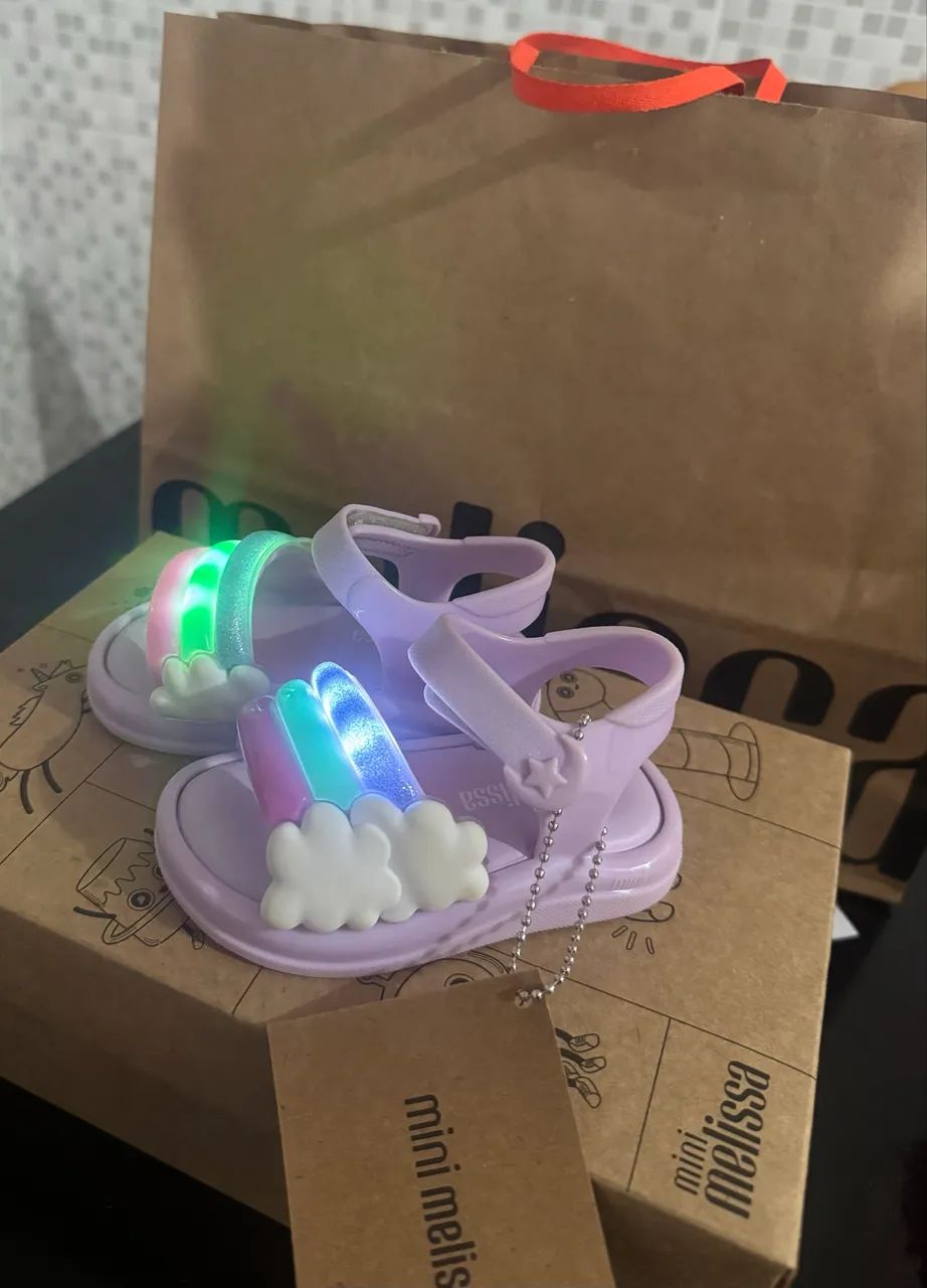 Sandália da Mini Melissa - Foto 2