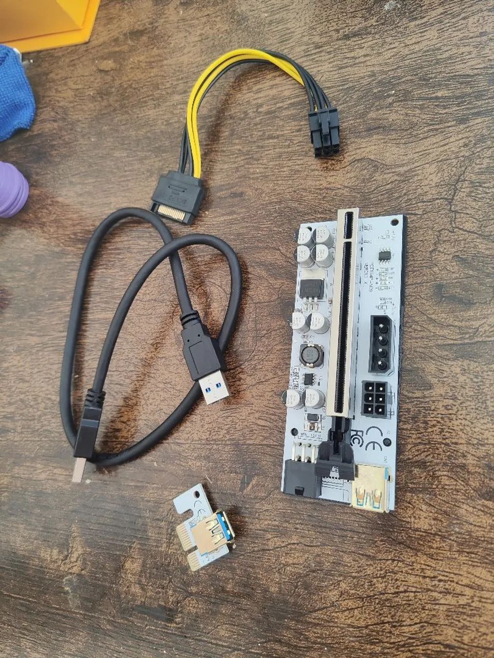 Riser PCI-E 1x a 16x, - Foto 2