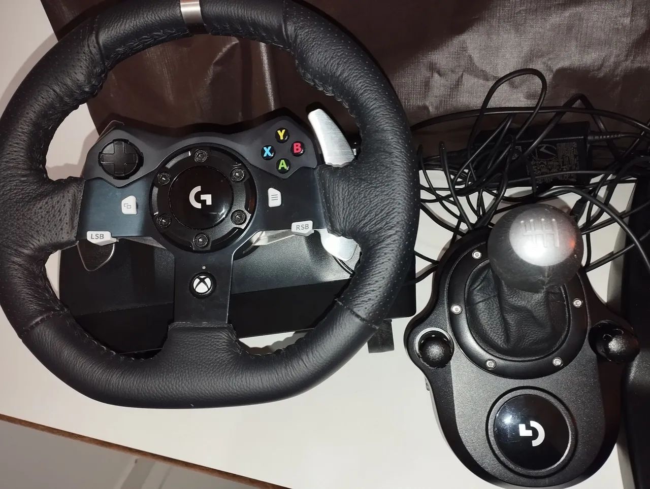 Volante logitech G920 + câmbio + CockPit