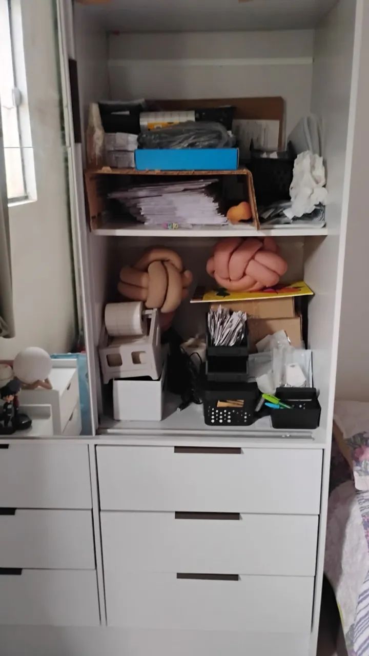 Guarda Roupas Solteiro com Espelho  - Foto 4