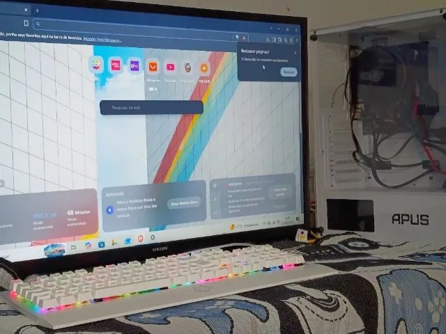 Pc Gamer completo com Monitor 
