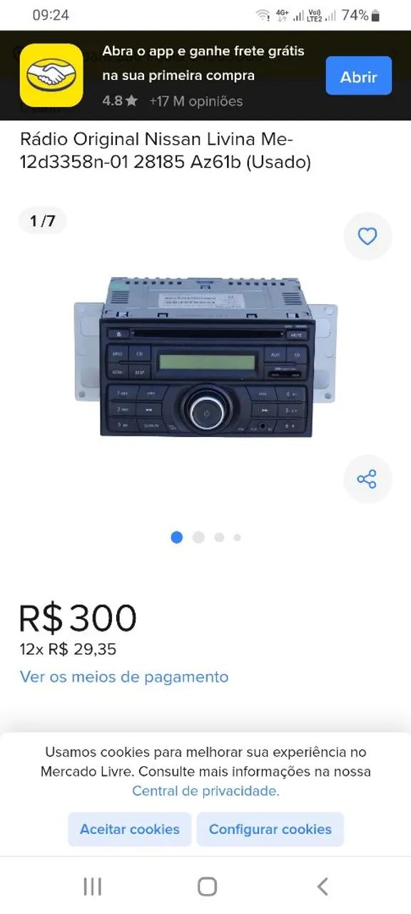 Mp3 original novo... - Foto 5