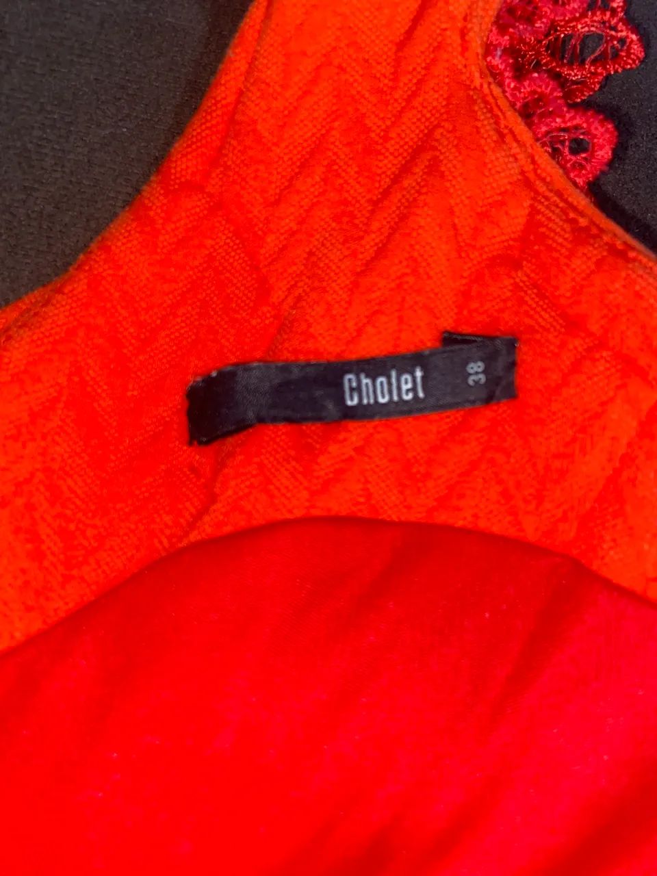 Vestido Cholet Laranja TAM 38 - Foto 2