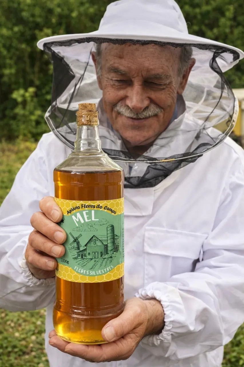 Mel Puro de Abelha - Flores Silvestres  - Foto 2