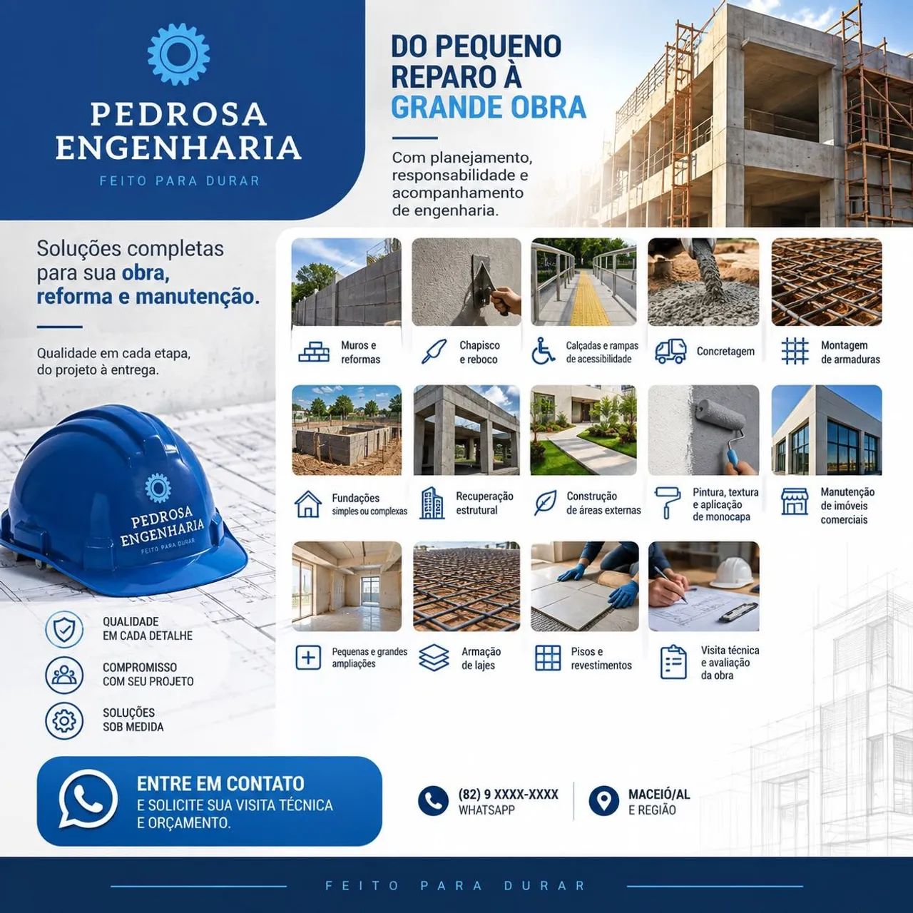 Pequenas obras e ampliações 