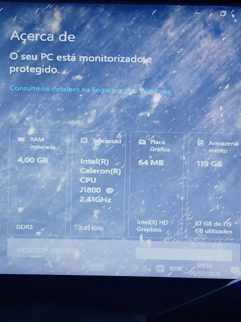 Vende-se só a cpu 