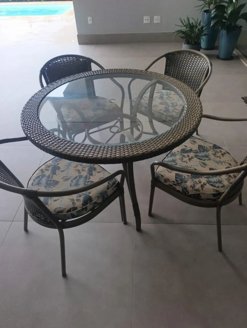 Mesa com 4 cadeiras área externa  - Foto 2